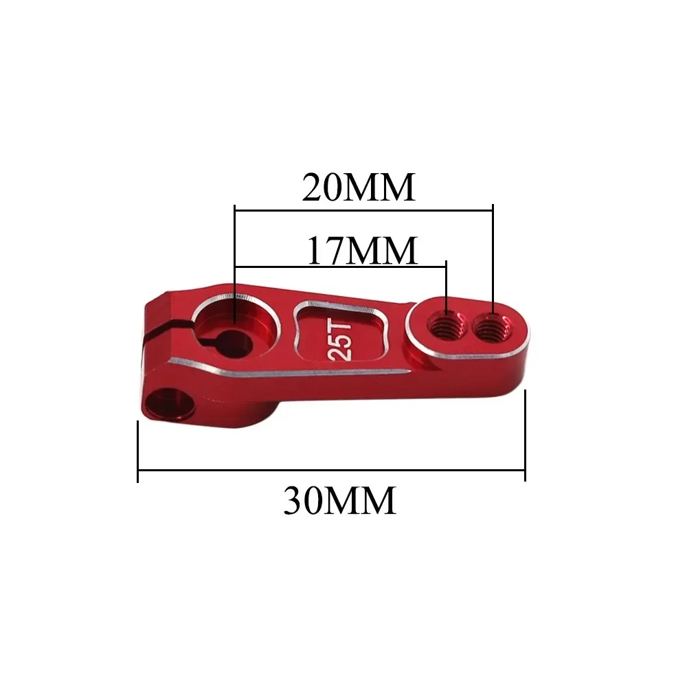 

Metal 25t Steering Arm Servo Horn 7075 For 1/10 RC Crawler Axial Scx10 Yikong Rgt Rc4wd Trax Trx4 Trx-6 Parts
