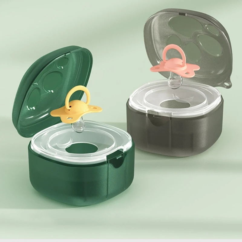 

Kitten Paw Holder Universal Box Pacifier Case Holder Soother Box Nipple Container for Travel Outdoor