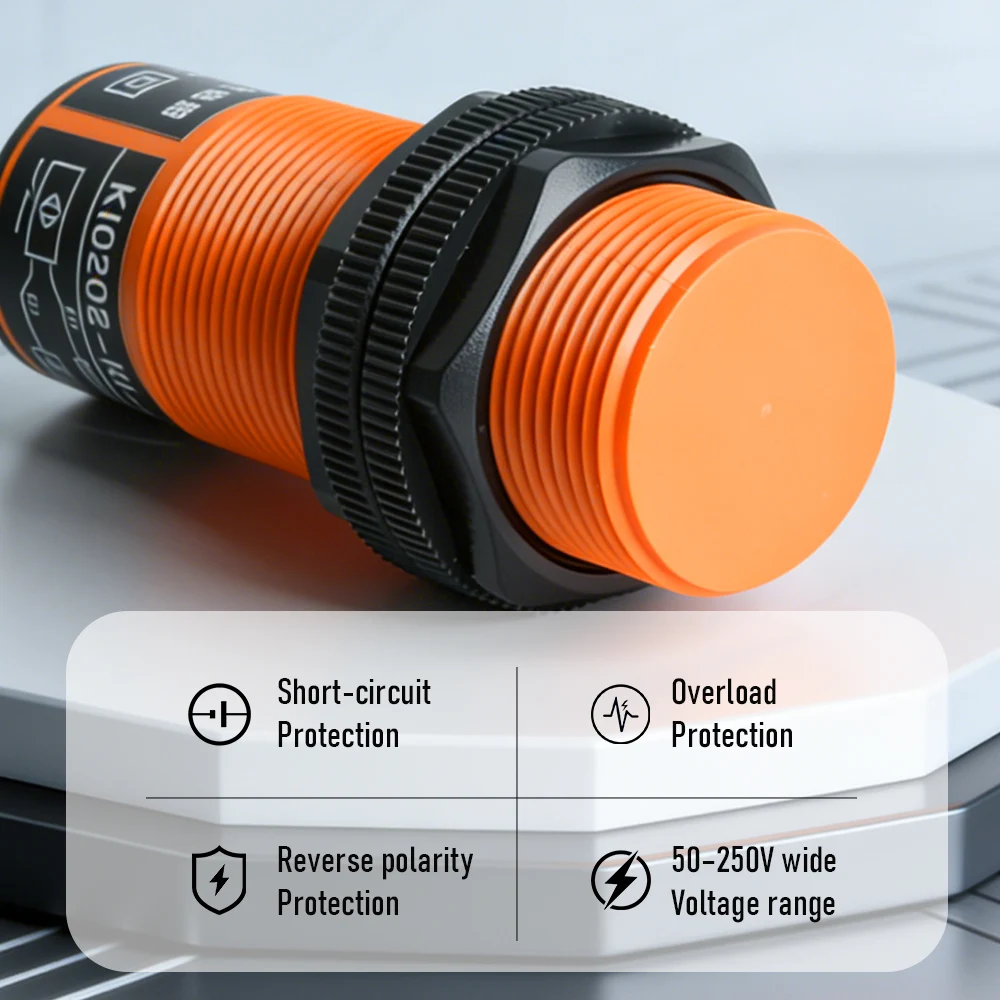 M30 Capacitive Proximity Switch 250VAC IP67 Waterproof Liquid Powder Grain Level Industrial Automatic Induction Detection Sensor