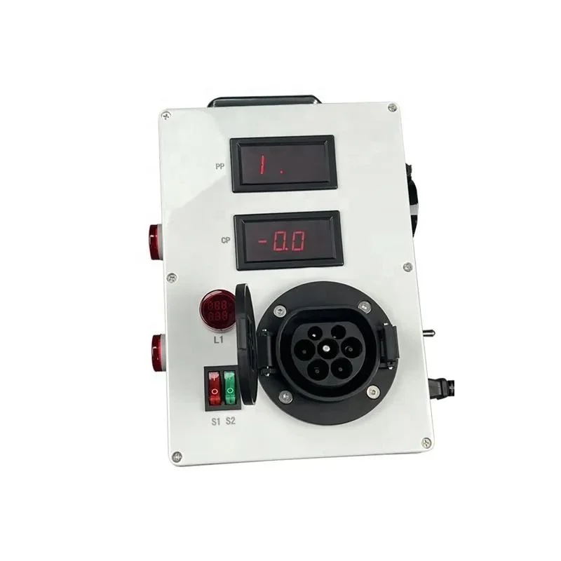 AC Type 2 Electric Car Charging Detector EV Charging Station Testing Equipment Suitable for 380V 22KW 220V 7KW Vehicle Charger