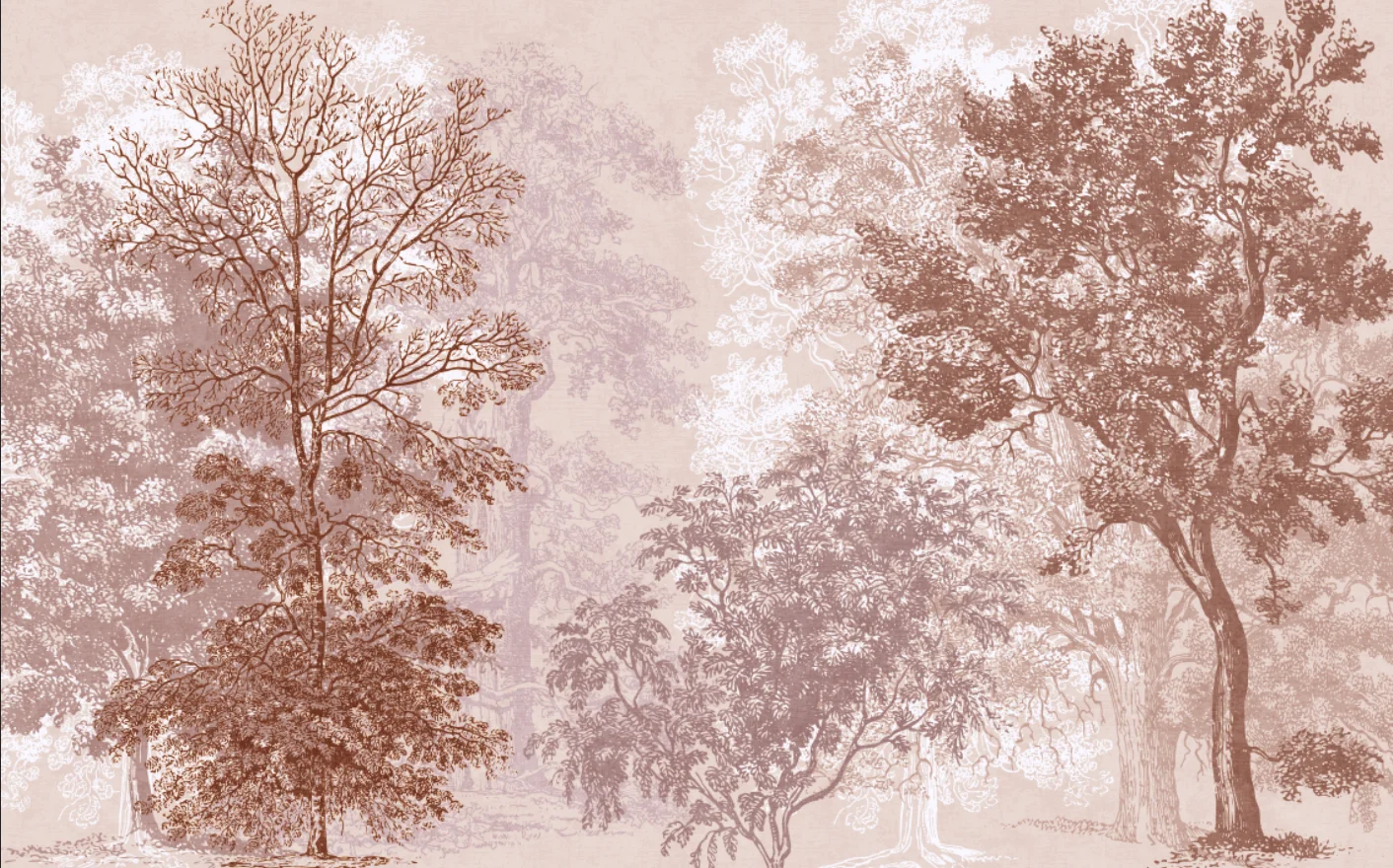 

Индивидуальные фотообои с изображением леса и деревьев, 3D-обои для детской комнаты, розовая картина с ветряной мельницей и деревьями для стены за телевизором