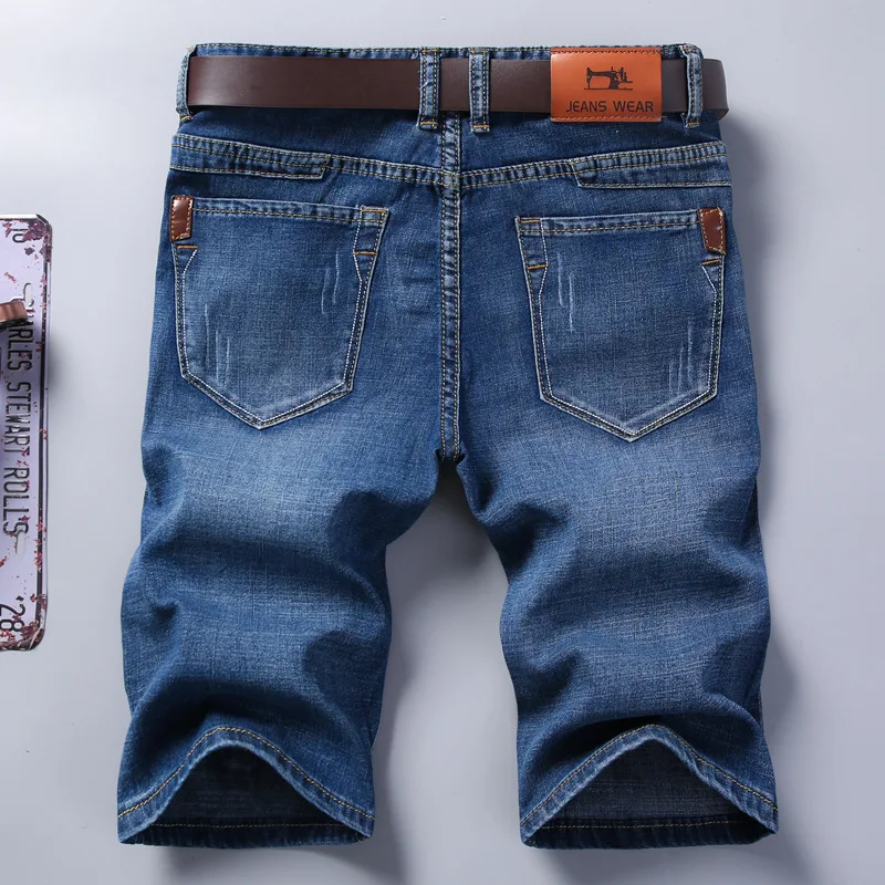 2026 New 6 Model Classic Style Men's Slim Denim Shorts Summer New Business Fashion Thin Stretch Short Casual Pants Male
