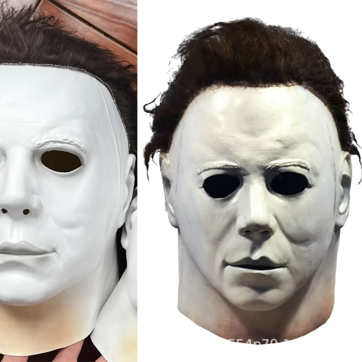 Horror Costume Accessories for Halloween Cosplay Prop Mask Horror Ghost Claw Latex Mask Scary Fake Fingers Skeleton Hand Set