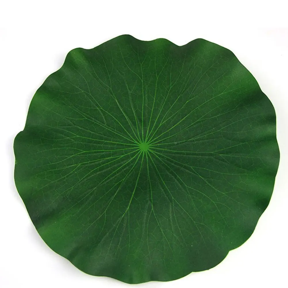 

1pc Simulated Lotus Leaf Handheld Stage Performance Prop 40Cm Premium Material Festival Decor Accessory Pond Decoration