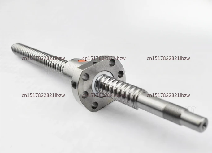 1604 BallScrew 200 300 400 500 600 mm  Rolled Ball screw with single Ballnut for   parts BK/BF12 standard end machined
