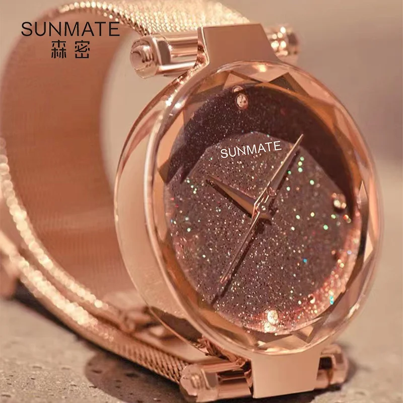 Luxury Ladies' Dress Watch with All-Star Design,Stylish Stainless Steel,Elegant Waterproof Quartz Watch,Comes with Watch Box