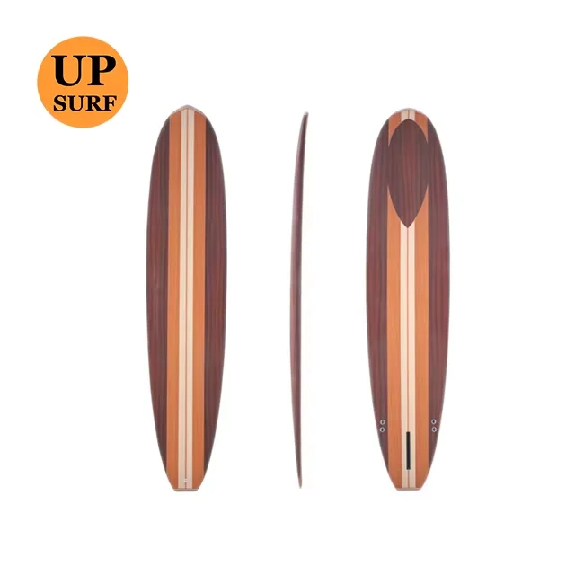 

High Quality PU Surfboard Wood Epoxy Longboard Surfboard