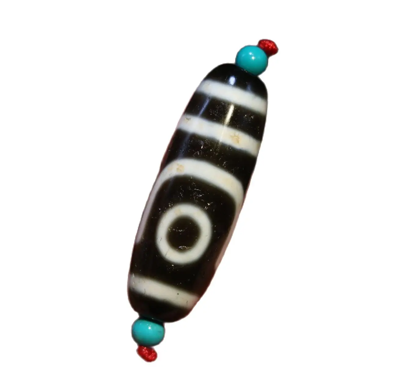 Unique Style Unique Energy Tibetan Old Oily Agate Love Symbol 2 Eye dZi Bead Amulet Pendant LKbrother Talisman UPS1216Qs