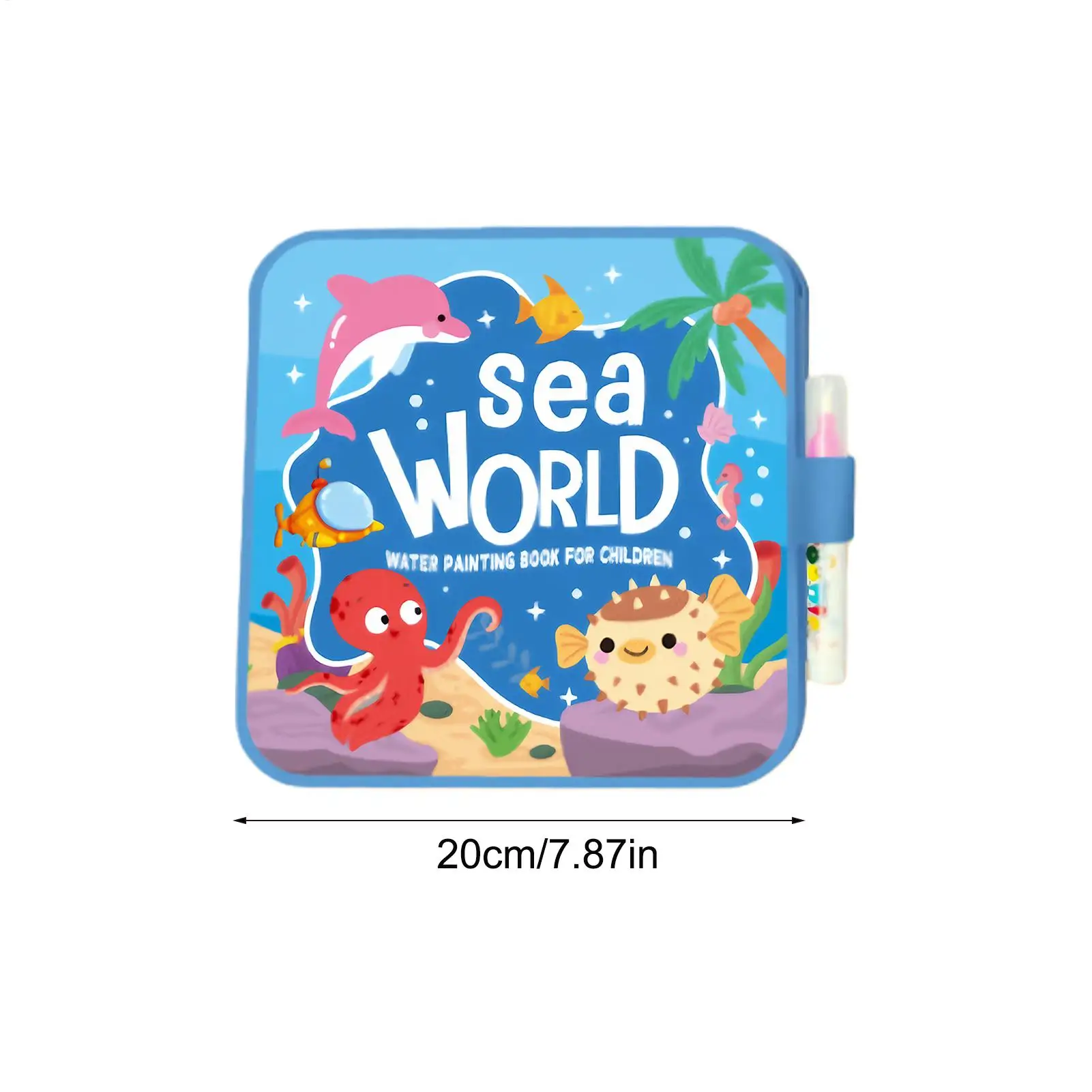 Fai da te Doodle Libro da disegno ad acqua Libri da colorare con penna Regalo di compleanno e festa per bambini che imparano giocattoli educativi Montessori