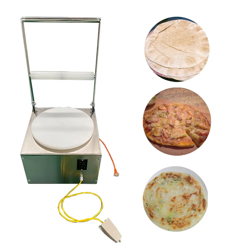 Small Home Use Pizza Dough Roller  40cm Diameter Pizza Pressing Presser