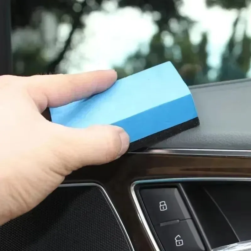 10/20/30Pcs  Car Ceramic Coating Sponge Applicator Glass Nano Wax Coating Sponge Car Cleaning and Beauty Tools