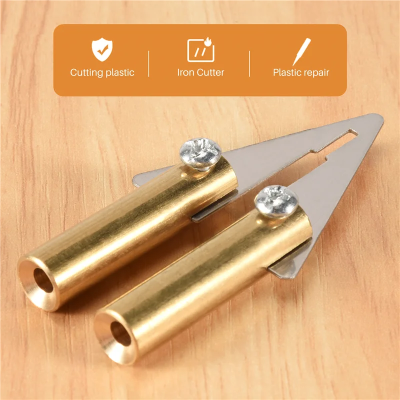 

A24F-Hot Stapler Plastic Repair Tool Accessory Car Auto Bumper Weld Ironing Hot Knife Straight Diagonal Cutter