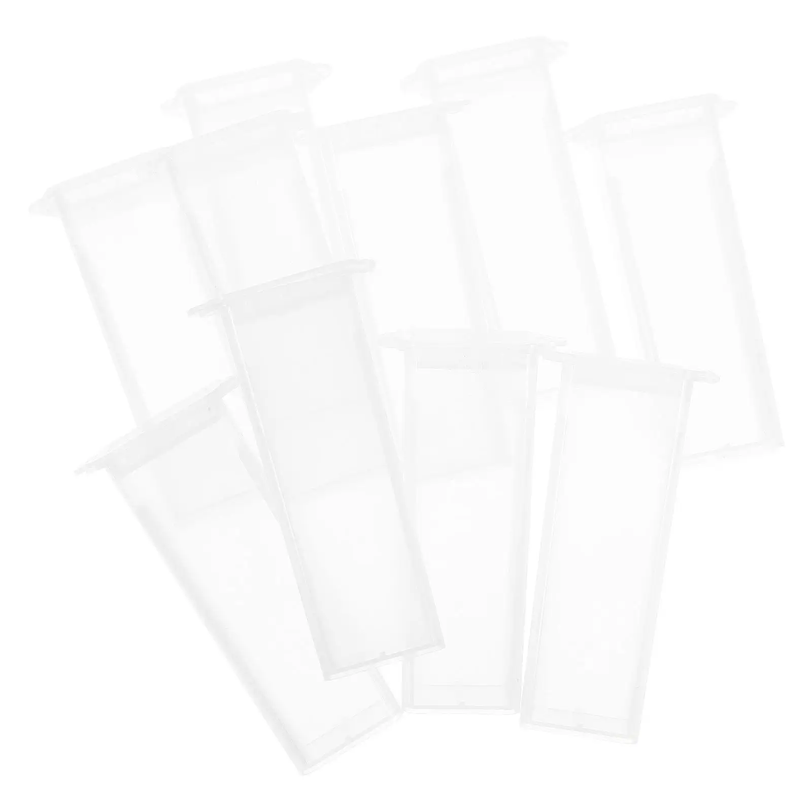 10Pcs Pathology Slide Storage Box Compact Staining Jar Set for Glass Slides Laboratory Specimen Handling Safe Transport Solution