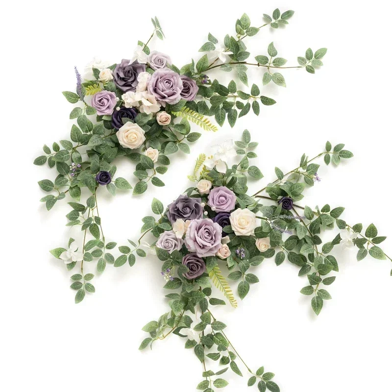 

Artificial Flower Wedding Supplies 2-piece Set Head Table Wedding Car Wall Window Arch Wedding Table Flower Decoration
