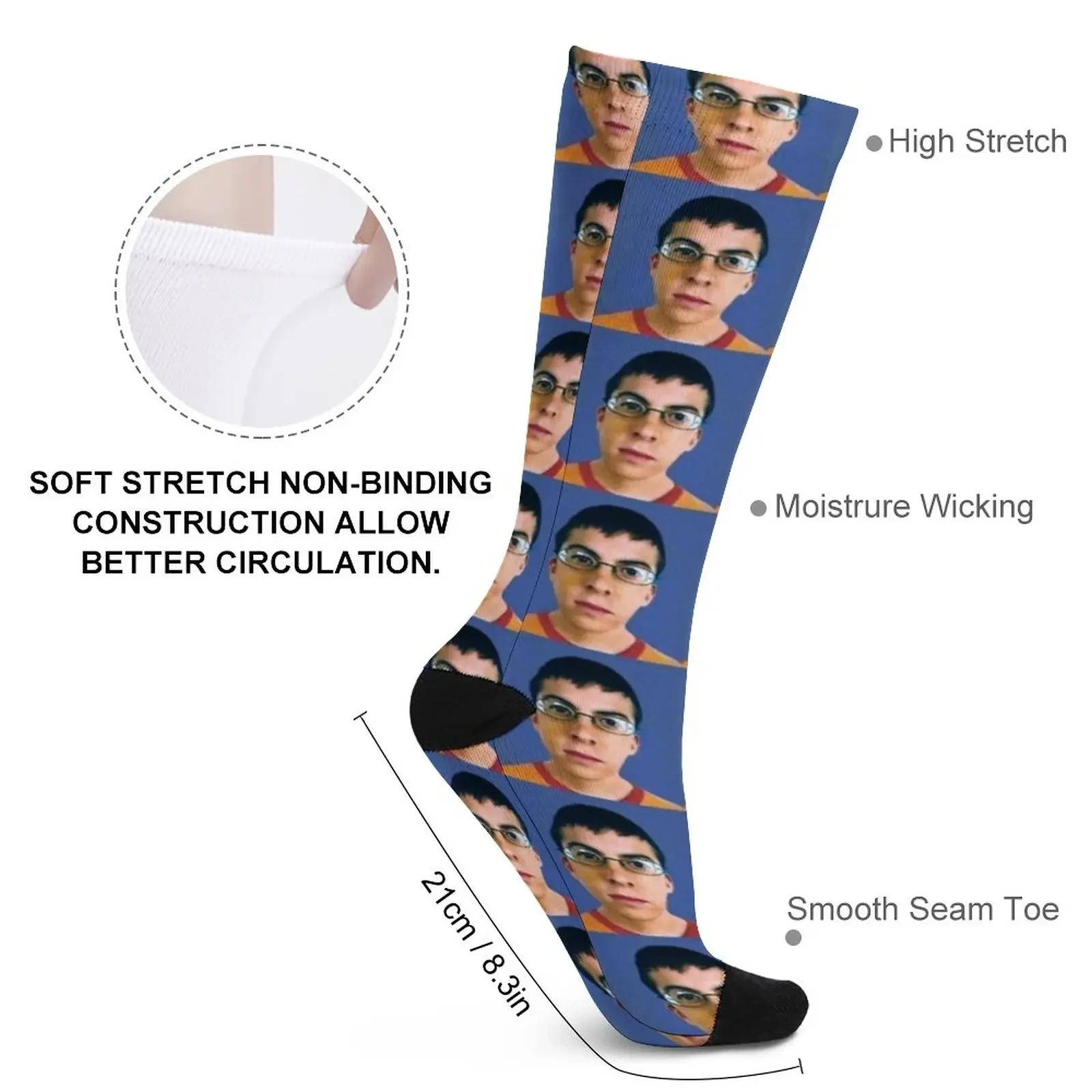 Mclovin Socks snow hiphop new in Men's socks Rugby