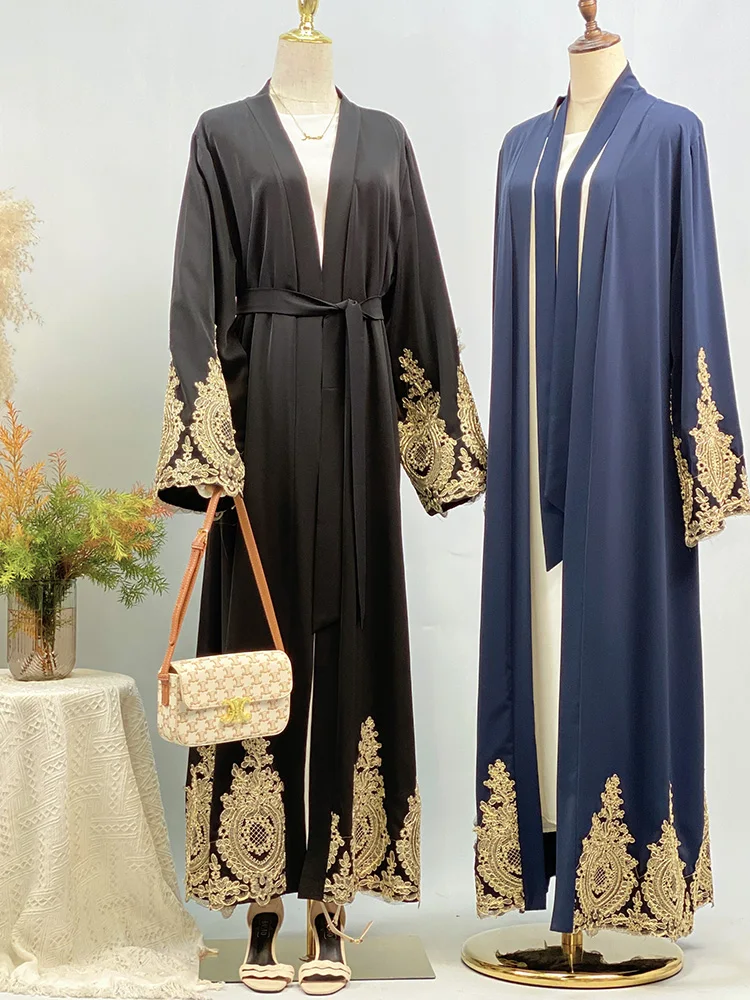 Muslim Abaya Dubai Dress Satin Abaya Prayer Clothes Women Jalabiya Moroccan Wedding Takchita Turkey Store Kebaya Ramadan Dress