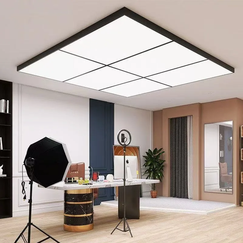 Super bright chandelier, barber shop clothing store flat filling light super bright without shadow