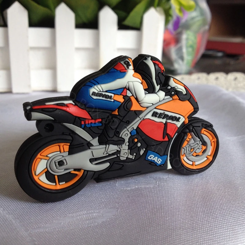 Mini Moto Car Cartoon USB Flash Drive Pen Drive 4GB 8GB 16GB 32GB 64GB U Disk USB 2.0 Pendrive Key Usb Stick Cute Gift for Boy