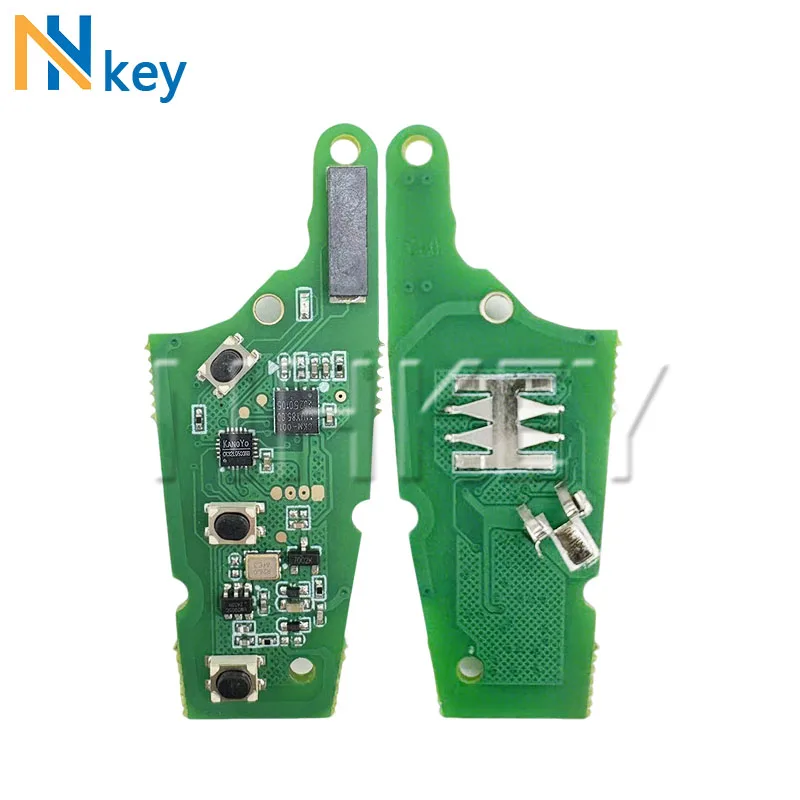 NH Key FCCID:GK2T-15K601-AB Flip Remote Control Car Key Fob ID49 Chip PCF7945F 433MHz For Transit Custom Tourneo 2015+