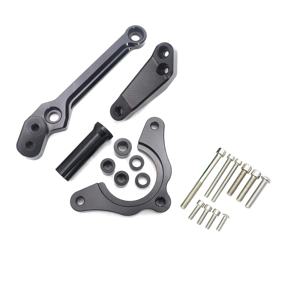 جديد لـ Kawasaki Z900 Z 900 2017 - 2022 ملحقات الدراجة النارية توجيه استقرار المثبط قوس جبل دراجة نارية المثبط التوجيه