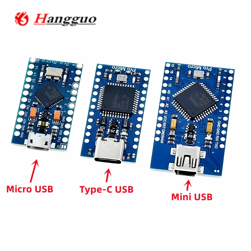 Pro Micro ATmega32U4 5V 16MHz Replace ATmega328 For ATMega 32U4 Pro Mini With 2 Row Pin Header