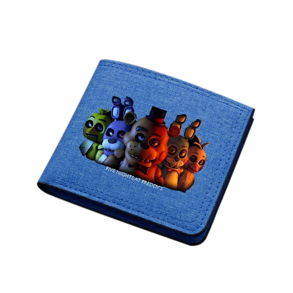 جديد Fnafs قماش المحفظة Monedero قصيرة للطي محفظة الرجال حامل بطاقة بطاقة الائتمان حافظة للعملة المحافظ متعددة الوظائف محافظ هدية #4