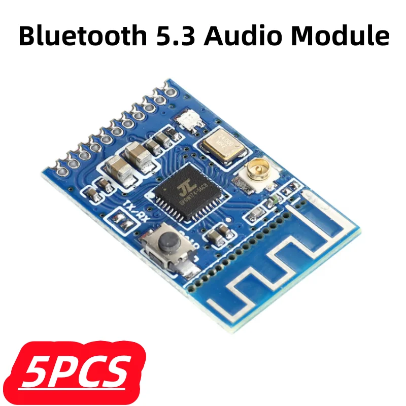 5Pcs/lot 100% New Bluetooth 5.3 Audio Module Stereo Audio Transmission and Reception 2-in-1 Audio Board