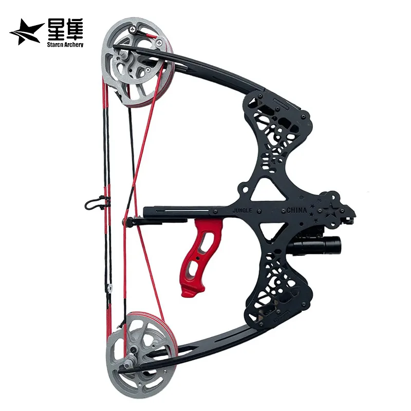 

Mini steel ball composite pulley bow and arrow factory equipped with laser sights, outdoor fish and arrow shooting equipment