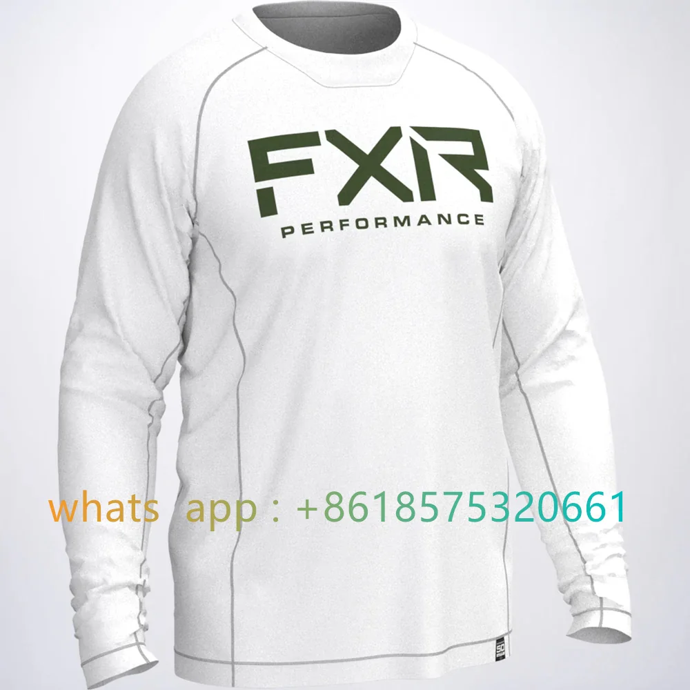 أداء قمم الرجال في الهواء الطلق الصيف ملابس الصيد UPF 50 قميص الصيد طويلة الأكمام الأشعة فوق البنفسجية حماية ملابس الصيد