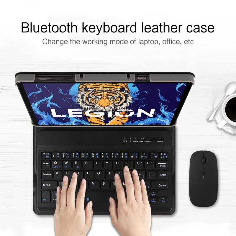 Imagem -02 - Teclado para Lenovo Legion Y700 8.8 Tb-9707f Tb-9707n 9707 Tablet pc Bluetooth Teclado Capa Protetora Suporte Escudo Funda Case do