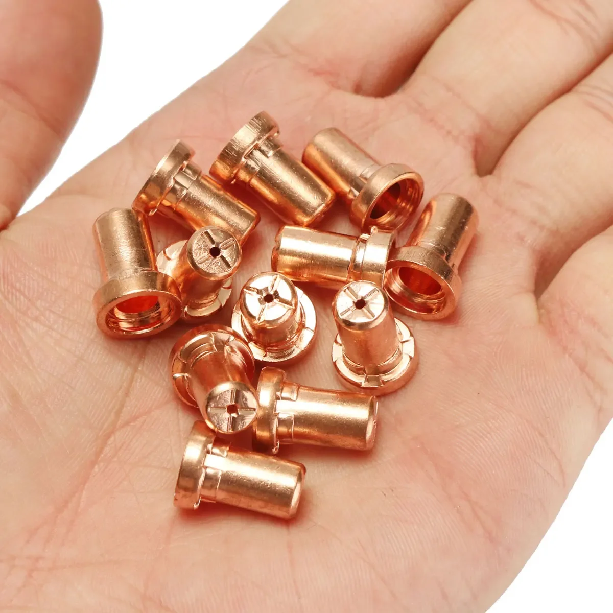 60pcs Air Plasma Cutter Consumables Extended Long Tip Electrodes and Nozzles for PT31 LG40 40A