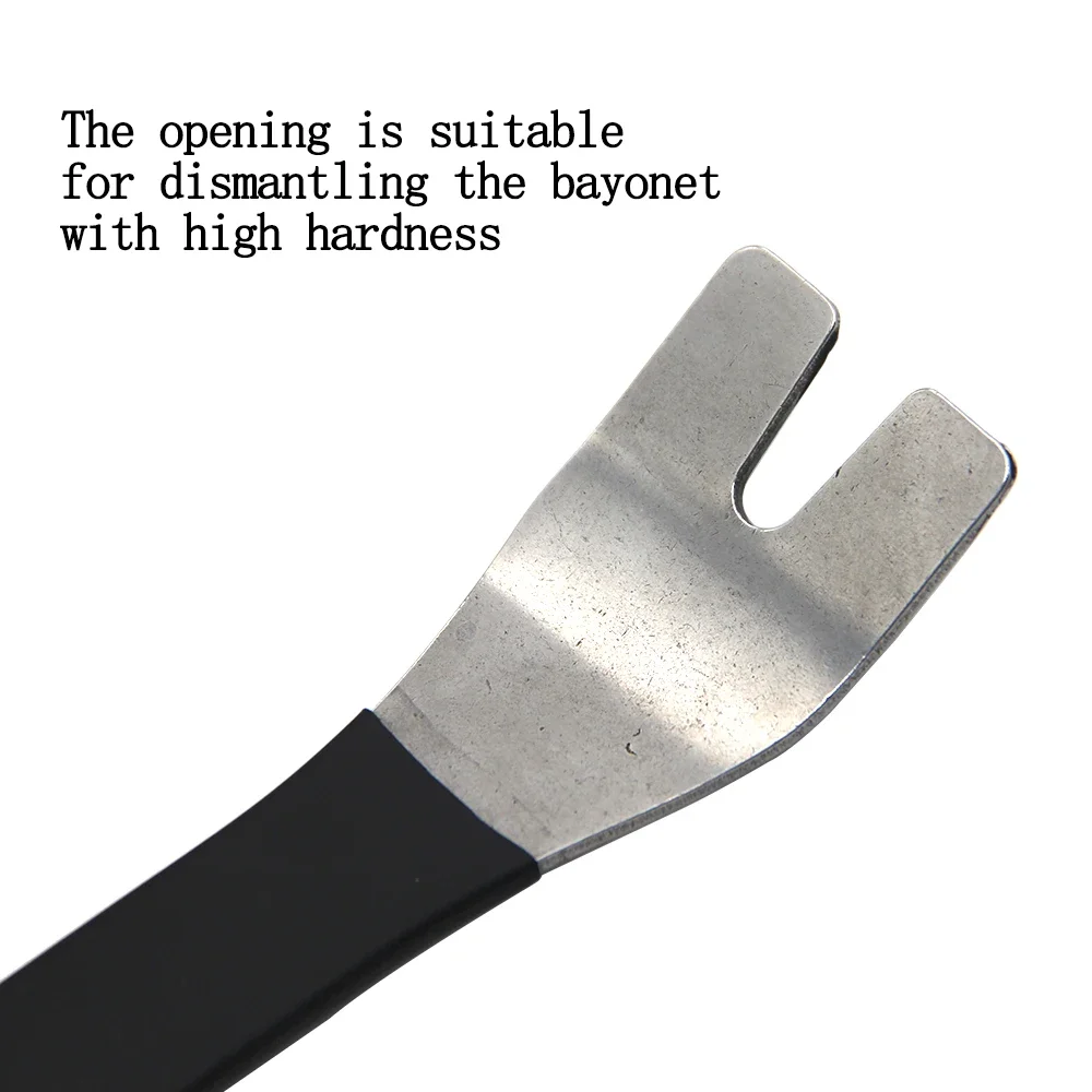 Double Ended Stainless Steel Lever Plate Loop Pilot for Car Door Panel Console Audio Navigation Tool