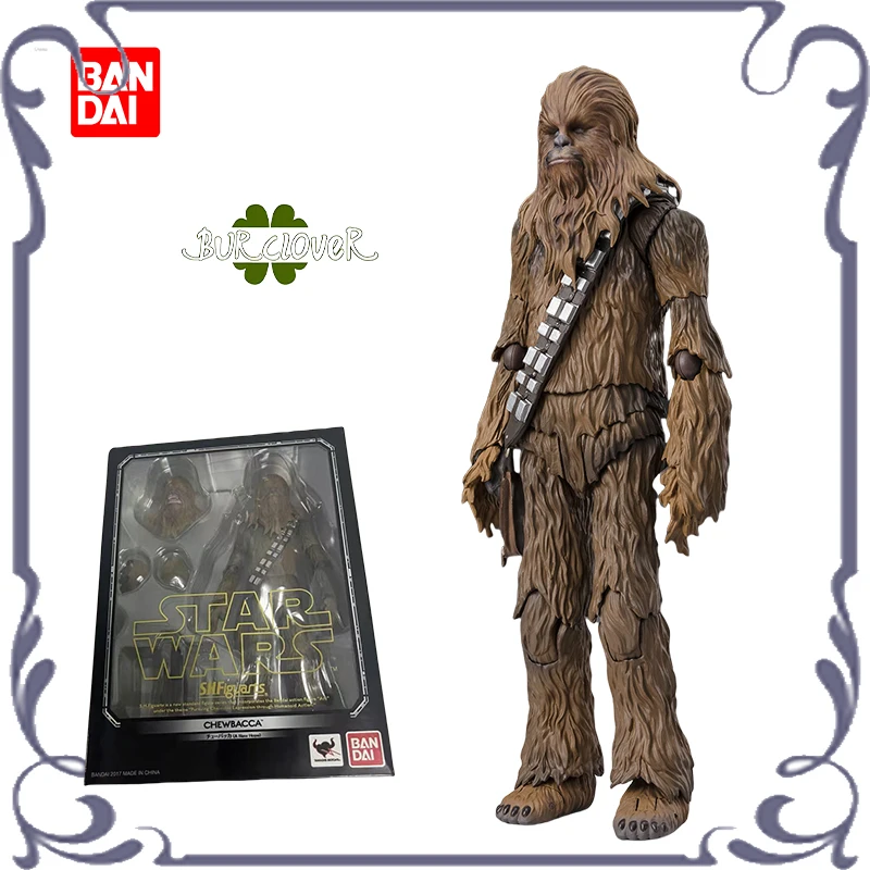 

BANDAI Original S.H.Figuarts STAR WARS CHEWBACCA Anime Action Figure Toys Collectible Model Ornaments Gifts In Stock