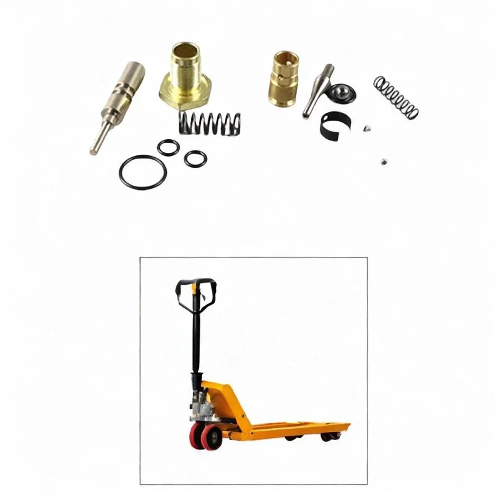 

Hydraulic Manual Forklift Oil Pressure Valve Lifting Stacker Hydraulic System Small Pallet Truck Repair Kit for Noblelift DF