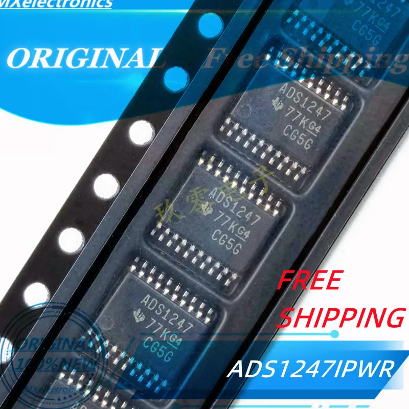 

2PCS-20PCS/LOT 100%NEW ADS1247IPWR ADS1247 TSSOP20 ORIGINAL ADCs - Analog to Digital Converters