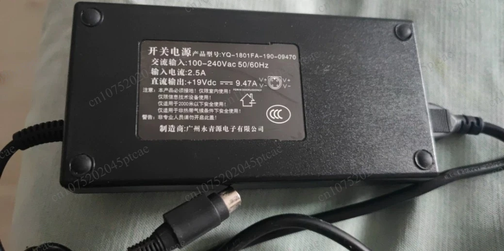All-in-one Switching Power Adapter YQ-1801FA-190-09470 Charger Cable 19V9.47A Four-pin