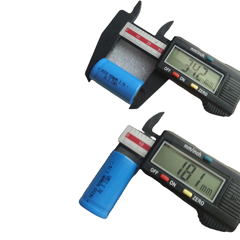 18350 Rechargeable Battery 3.7V 900mah Flat Top Lithium Large Capacity Battery for LED Flashlight Torch Headlamp Mini Fans etc view 5
