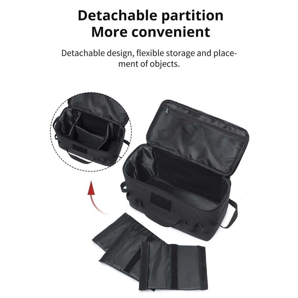 Tactical Camping Storage Bag Tactical Utility Tote Bag Camping Cookware Organizer Trunk Organizer with Multiple Compartments