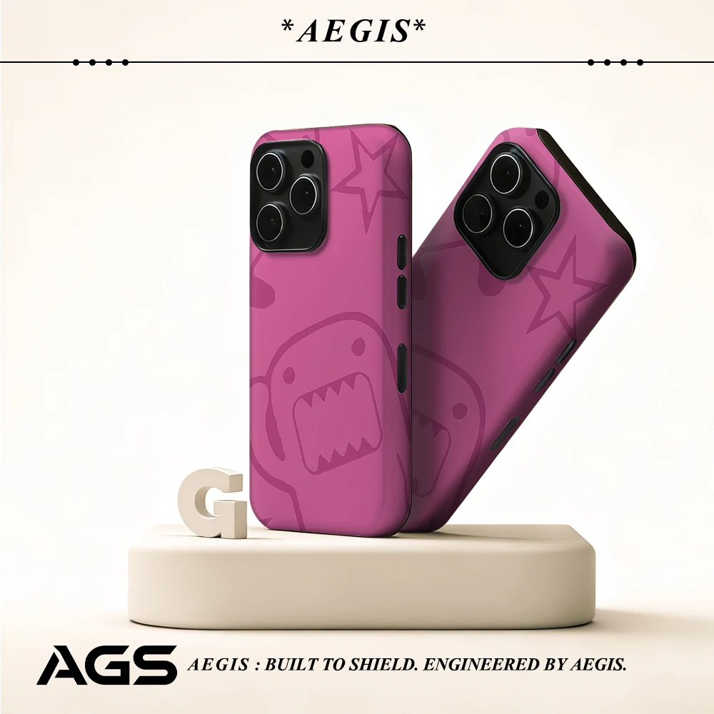 Verspielte Monster-Handyhülle für magnetische Handyhülle für iPhone 17, 16, 15, 14, 13, Pro Max Plus, einzelne doppelschichtige robuste Hülle