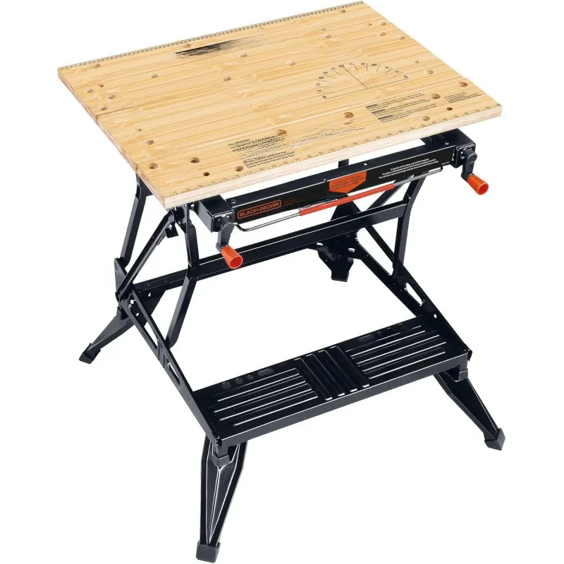 Portable Workbench, Workmate Folding Workbench, 550 lb. Capacity with Clamps for Woodworking (WM425-A)