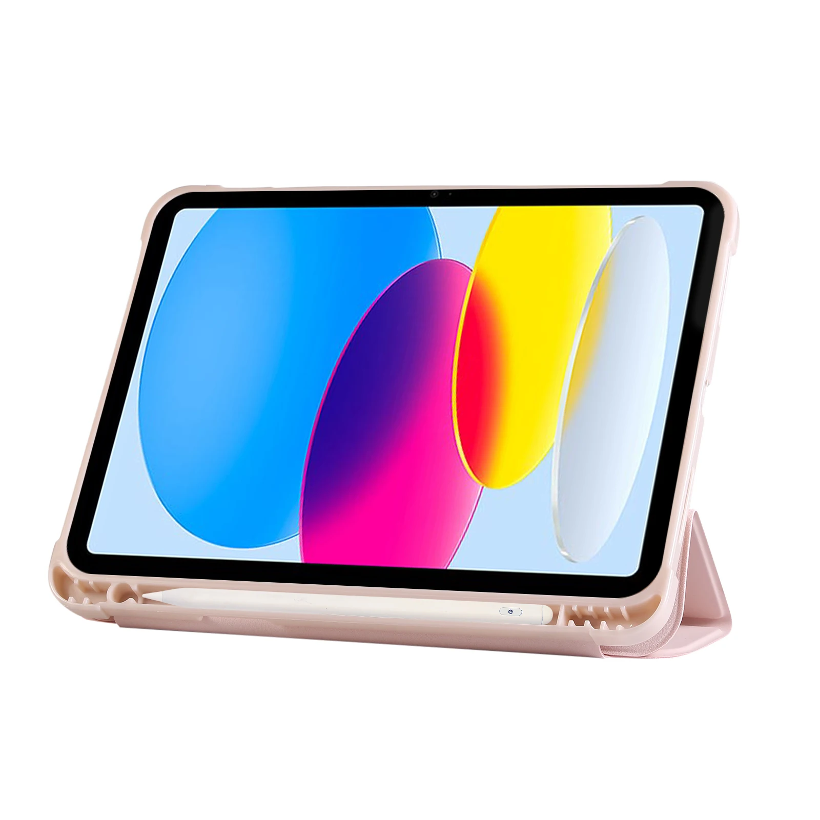 حافظة لجهاز iPad 9th Generation 2021، حافظة الجيل الثامن السابع لجهاز iPad (إصدار 20220/2019)، حافظة 10.2 بوصة مع حامل قلم