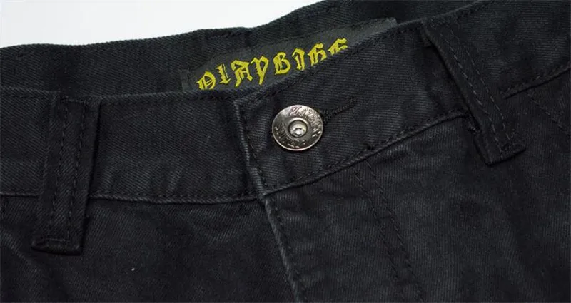 MORUANCLE Men Casual Cargo Jeans Pants With Multi Pockets Loose Fit Hip Hop Denim Trousers For Male Baggy Jeans Plus Size 30-46