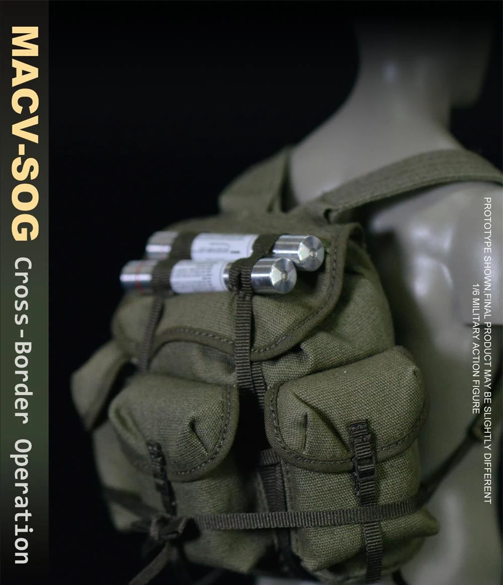 1/6 UJINDOU UD9032 US. Doll Cross-Border Vietnam War Soldier Toy Model Large Bag Backpack Knife Accessories For 12