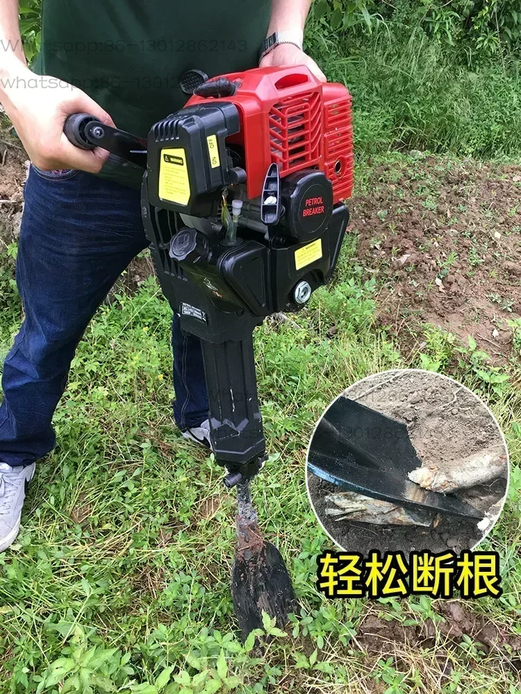 Multi functional tree excavator, seedling extractor, oil pickaxe drill