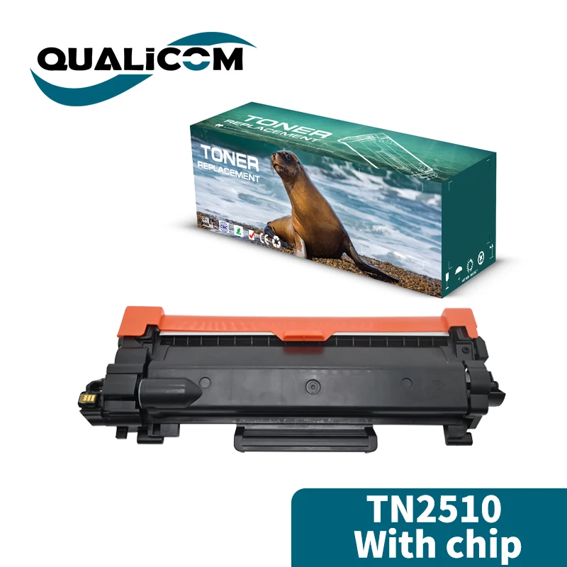 

Qualicom TN2510XL 2510XL TN-2510XL With Chip Compatible TONER Cartridge for Brother MFC-L2860DW MFC-L2800DW DCP-L2660DW DCP-2620