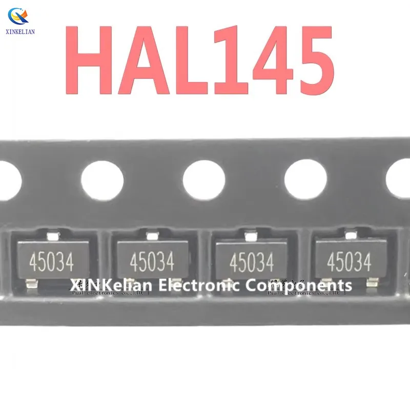 10PCS HAL145 All-Polarity Hall Effect Switch 45L High-Speed Hall Sensor Voltage 3.5–24 V