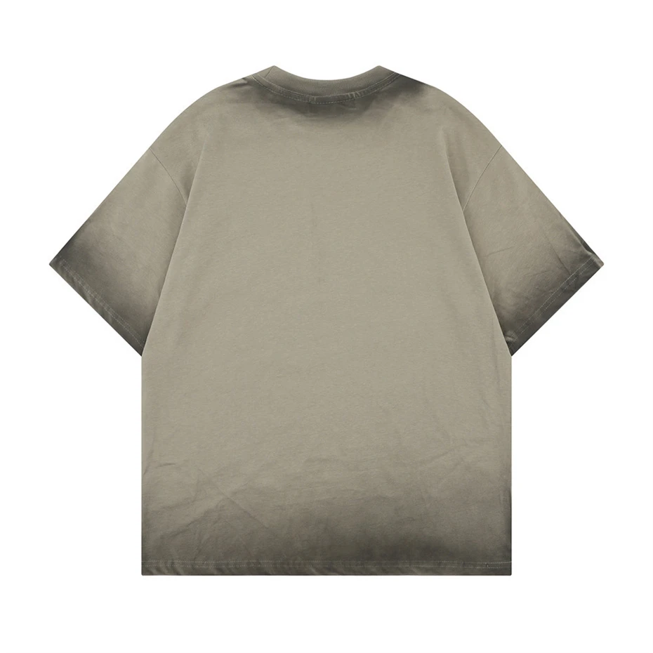 Oversized Mens Casual TShirt Streetwear Hip Hop Y2k Shadow Graphic Tees Tops Men Harajuku Vintage Short Sleeve T-Shirts Male