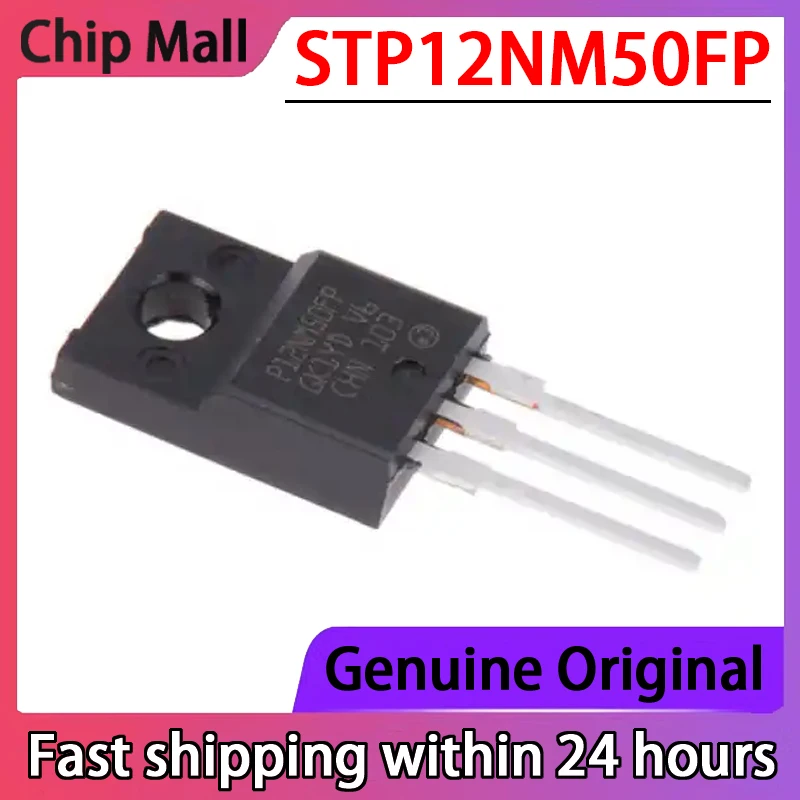 5PCS New Original STP12NM50FP P12NM50FP TO-220F N Channel Field Effect 500V