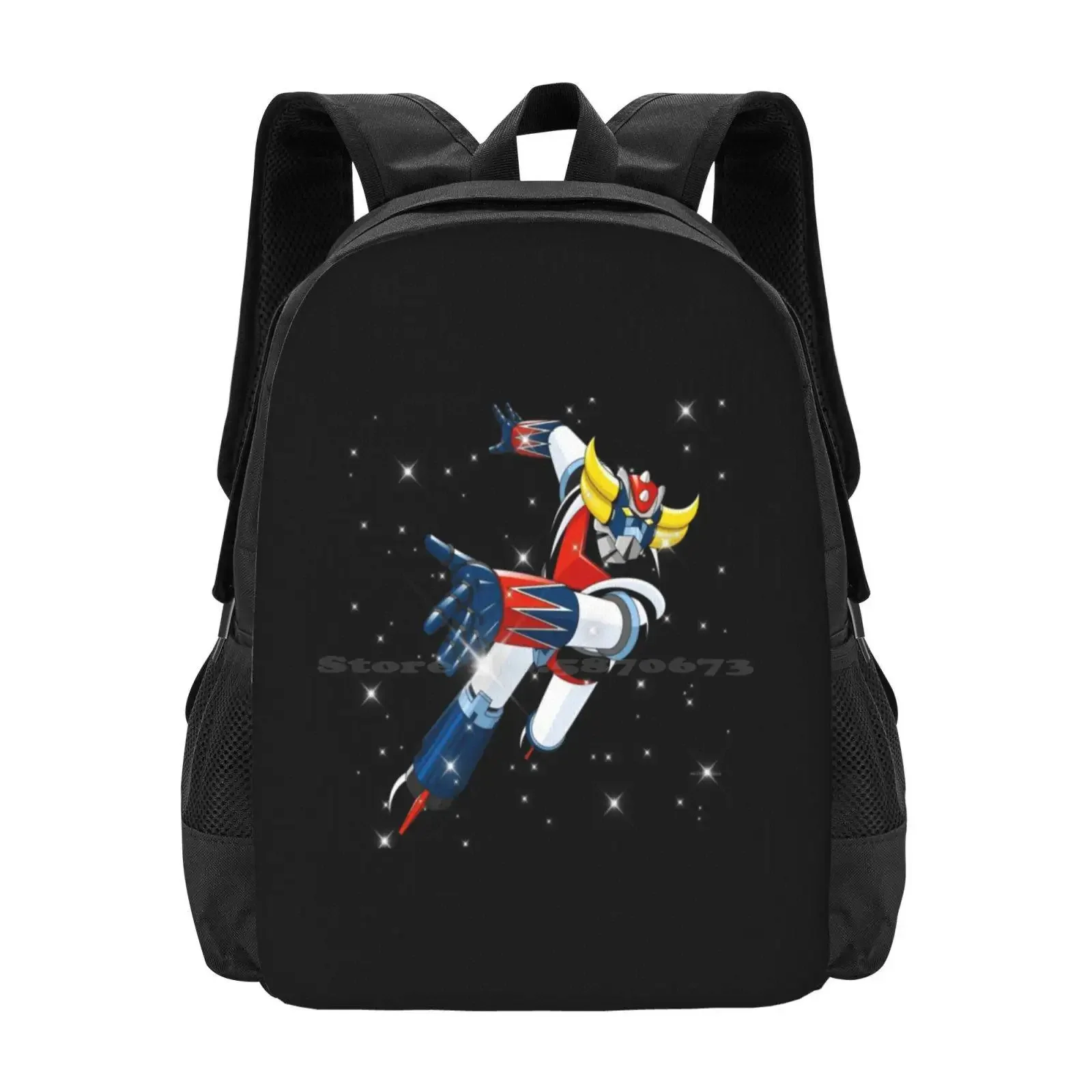 

Goldorak Hot Sale Schoolbag Backpack Fashion Bags Goldorak Youth Children Dorothée Club Muscles Vessels Cartoons Manga Japanese