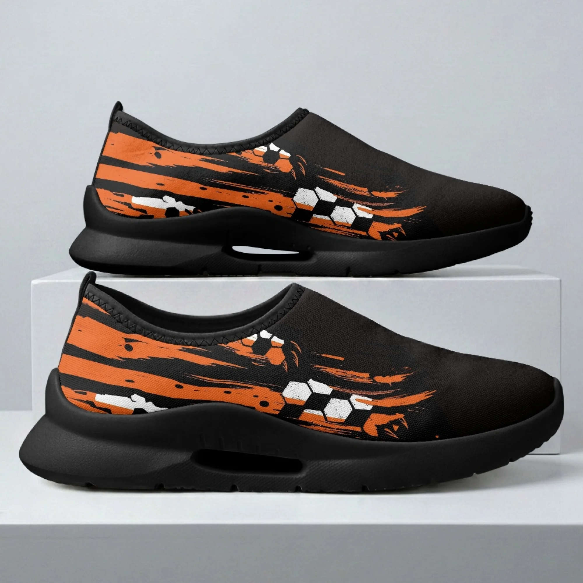 

XIXIRIMIDO Soccer Mens Casual Shoes Slip On Walking Sneakers Womens Gym Workout Shoes Breathable Mesh Walking Sneakers 35-48